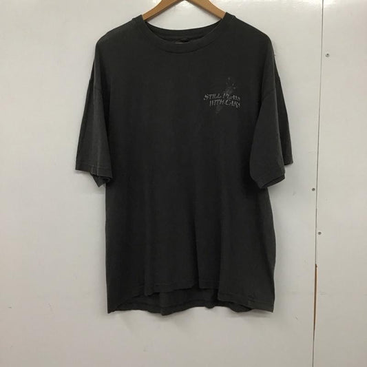 古着 USED Tシャツ 半袖 半袖カットソー プリントTシャツ クルーネックカットソー XL プリント 灰 / グレー /  メンズ USED 古着 中古 10137955