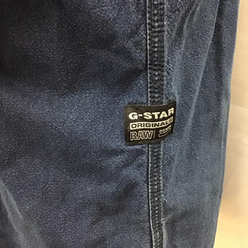 ジースターロゥ G-STAR RAW ジャケット、上着 ジャンパー、ブルゾン ジップアップジャケット ジャンパー ジャケット デニムジャケット M ロゴ、文字 インディゴ / インディゴ /  メンズ USED 古着 中古 10116196