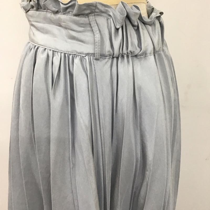 ダズリン dazzlin スカート ロングスカート 021920802301 シアープリーツロングスカート FREE 無地 水色 / ライトブルー /  レディース USED 古着 中古 10114763