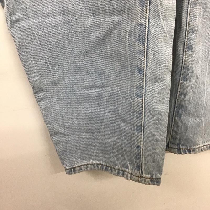 ザラ ZARA パンツ デニム、ジーンズ 34 無地 水色 / ライトブルー /  レディース USED 古着 中古 10139965