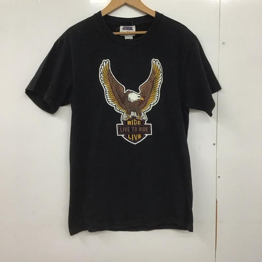 古着 USED Tシャツ 半袖 半袖カットソー プリントTシャツ クルーネックカットソー M プリント ダークグレー / ダークグレー /  メンズ USED 古着 中古 10147874