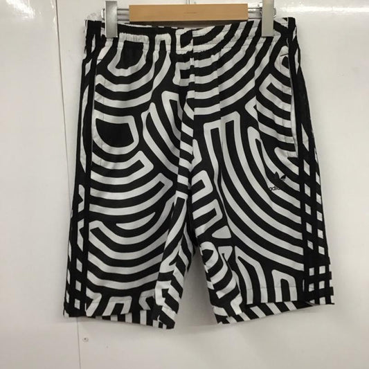 アディダス adidas パンツ ショートパンツ ショートパンツ ハーフパンツ カジュアルパンツ ヒョウ柄・レオパード柄 白 / ホワイト / X 黒 / ブラック /  メンズ USED 古着 中古 10123690