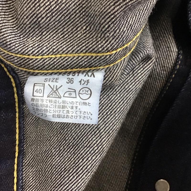 リーバイス Levi s ジャケット、上着 ジャケット、ブレザー 70557-XX デニムジャケット Gジャン 36 無地 インディゴ / インディゴ /  メンズ USED 古着 中古 10106673