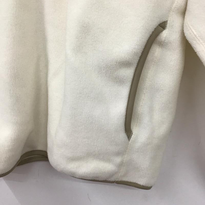 ユニクロ UNIQLO ジャケット、上着 ジャケット、ブレザー 341-453738 フリースボタンナッププルオーバー スタンドネック S 無地 白 / ホワイト /  メンズ USED 古着 中古 10131988