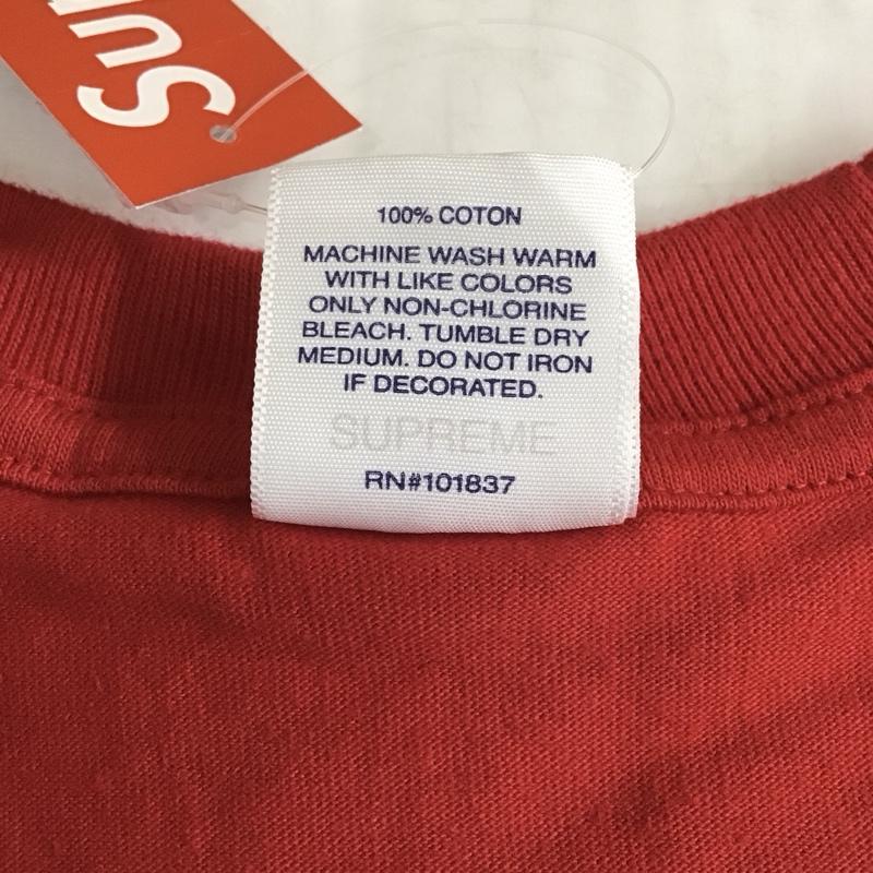 シュプリーム Supreme Tシャツ 半袖 23aw nyctee プリントTシャツ 半袖カットソー L ロゴ、文字 赤 / レッド /  メンズ USED 古着 中古 10115124