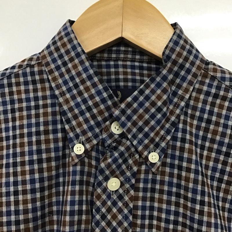 フレッドペリー FRED PERRY シャツ、ブラウス 長袖 長袖シャツ チェックシャツ カラーシャツ ボタンダウンシャツ XS チェック マルチカラー / マルチカラー /  メンズ USED 古着 中古 10130129