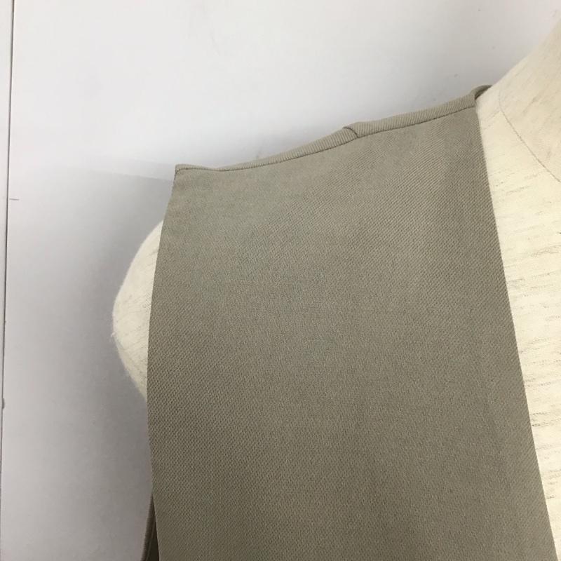 ニコアンド niko and... ベスト ベスト S223IF35SM リネンライク ロングジレ Vネック M 無地 灰 / グレー /  レディース USED 古着 中古 10133448