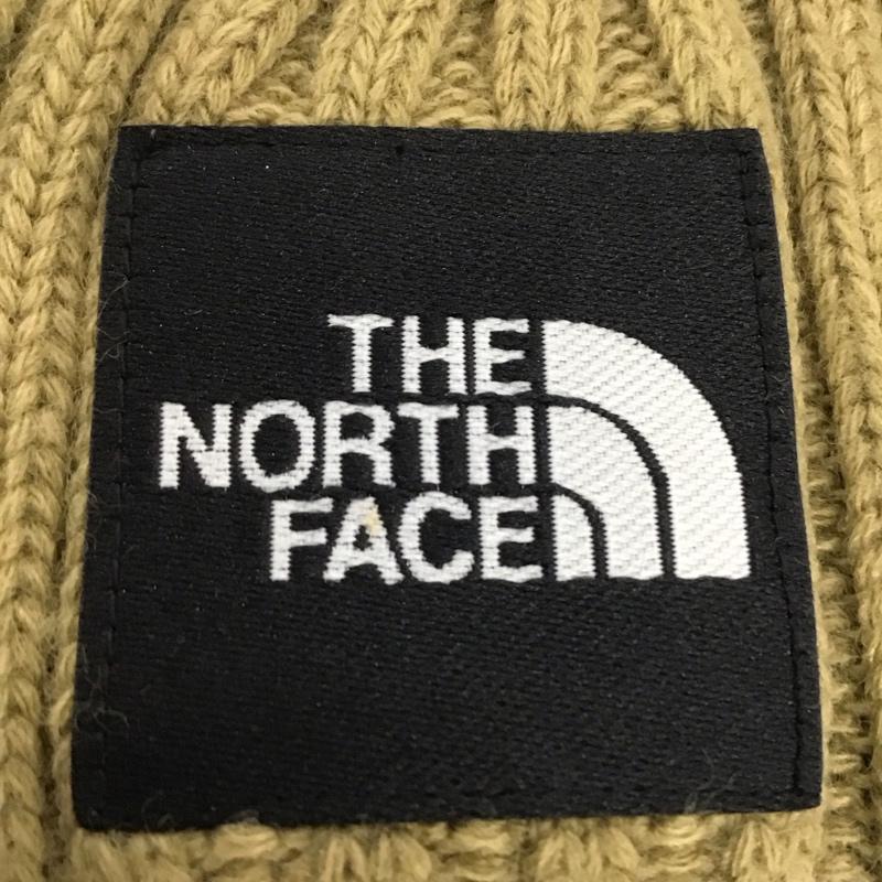 ザノースフェイス THE NORTH FACE 帽子 ニット帽 ロゴ、文字 ベージュ / ベージュ /  メンズ USED 古着 中古 10132550