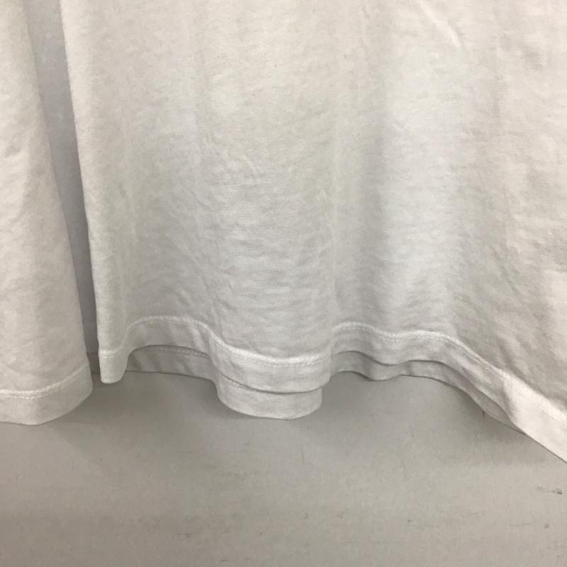 ザラ ZARA Tシャツ 半袖 1165 090 250 クルーネック M ロゴ、文字 白 / ホワイト /  レディース USED 古着 中古 10133754