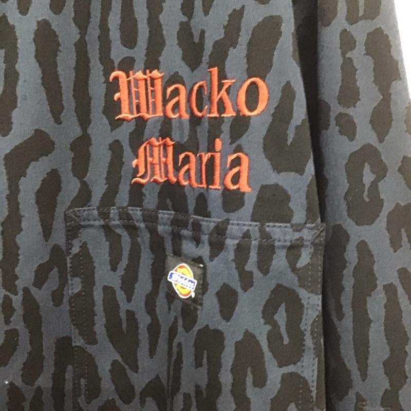 ワコマリア WACKO MARIA ジャケット、上着 ジャケット、ブレザー dickies-wm-bl05 DICKIESLEOPARDCOVERALL アウター コラボ L プリント 紺 / ネイビー /  メンズ USED 古着 中古 10139274