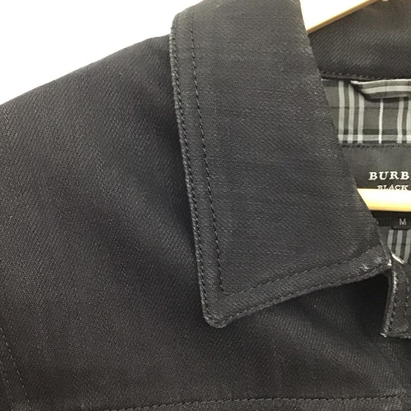 バーバリーブラックレーベル BURBERRY BLACK LABEL ジャケット、上着 ジャケット、ブレザー D1F32-152-09 ジージャン M 無地 黒 / ブラック /  メンズ USED 古着 中古 10112164