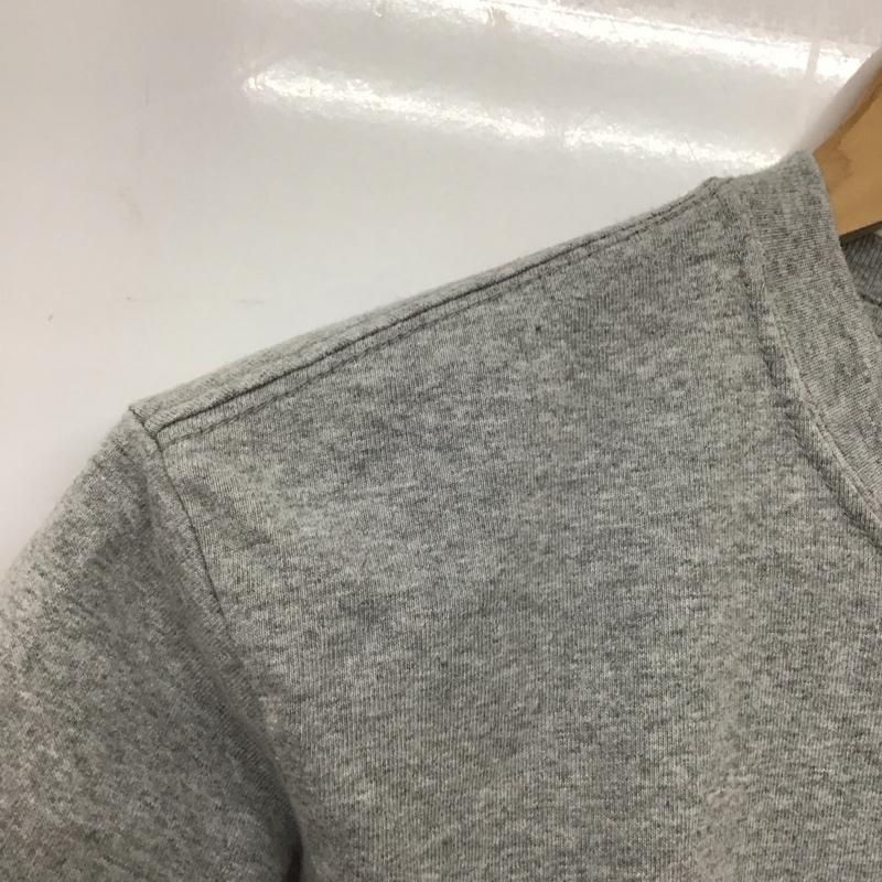 ザノースフェイス THE NORTH FACE Tシャツ 半袖 nt32062 トーンポケットカットソー クルーネックカットソー 半袖カットソー M ロゴ、文字 灰 / グレー / X 黒 / ブラック /  メンズ USED 古着 中古 10132104