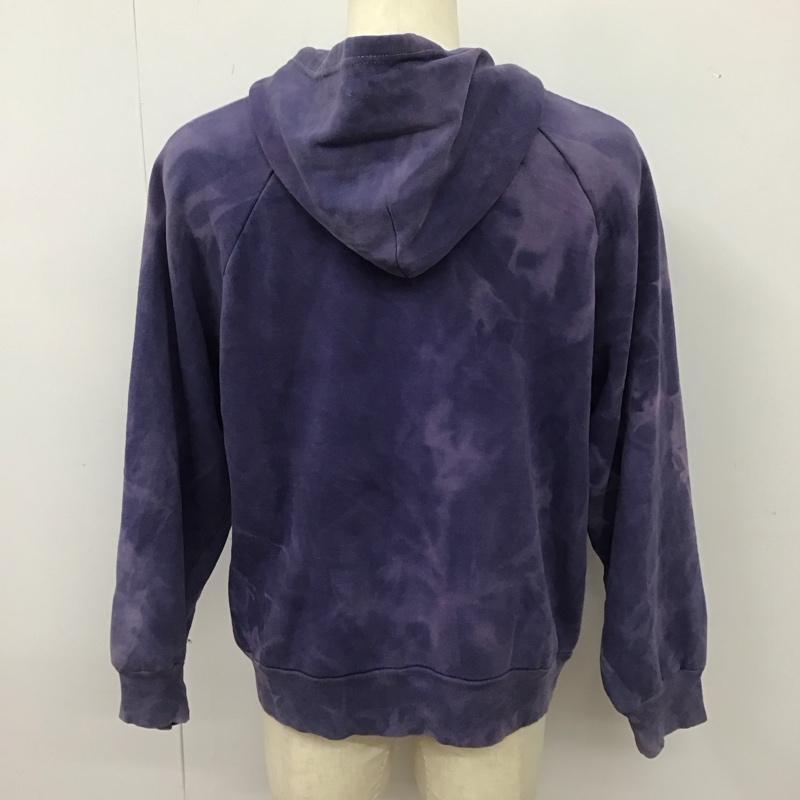 ビッグヤンク BIG YANK パーカー 長袖 70年代 80年代 ジップアップ フルジップ L 無地 紫 / パープル /  メンズ USED 古着 中古 10112658