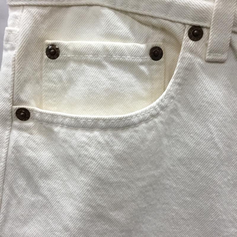 リーバイストラウスアンドコー Levi Strauss & co. パンツ デニム、ジーンズ デニムパンツ ストレートパンツ ジーンズ 31インチ 無地 白 / ホワイト /  メンズ USED 古着 中古 10121108