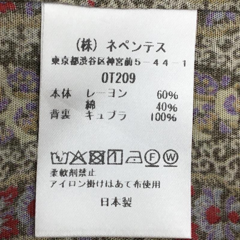 ニードルス Needles シャツ、ブラウス 長袖 Classic Shirts OT209 M 総柄 茶 / ブラウン /  メンズ USED 古着 中古 10127266