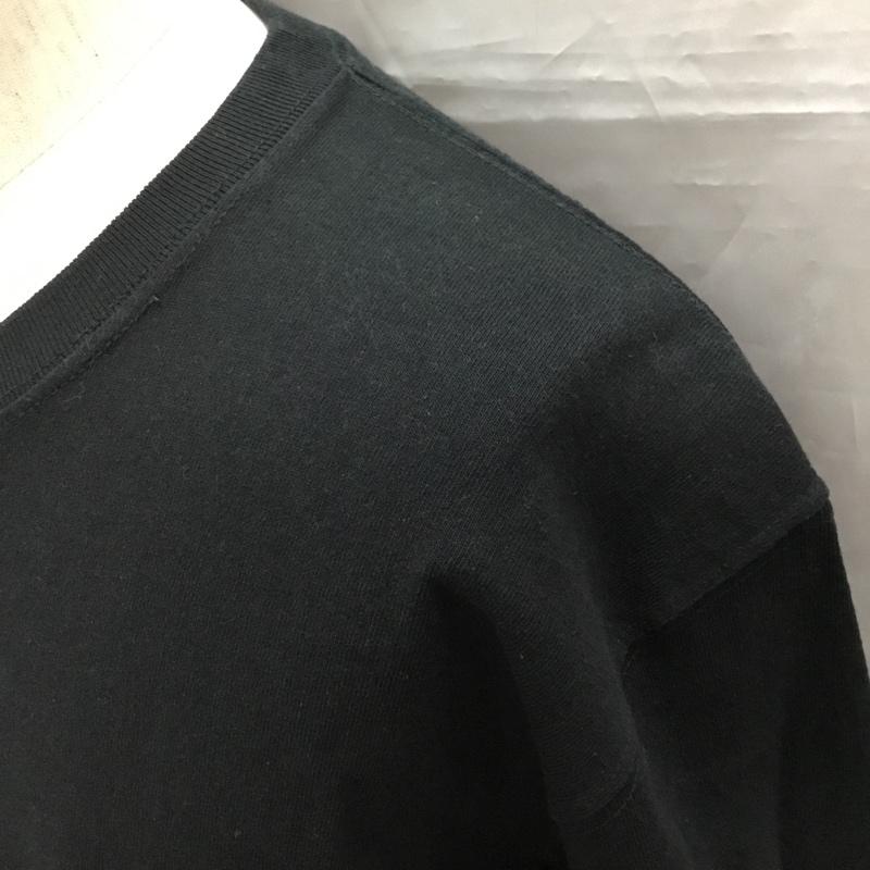 サプール SAPEur Tシャツ 半袖 半袖カットソー プリントTシャツ クルーネックカットソー XL プリント 黒 / ブラック /  メンズ USED 古着 中古 10109328