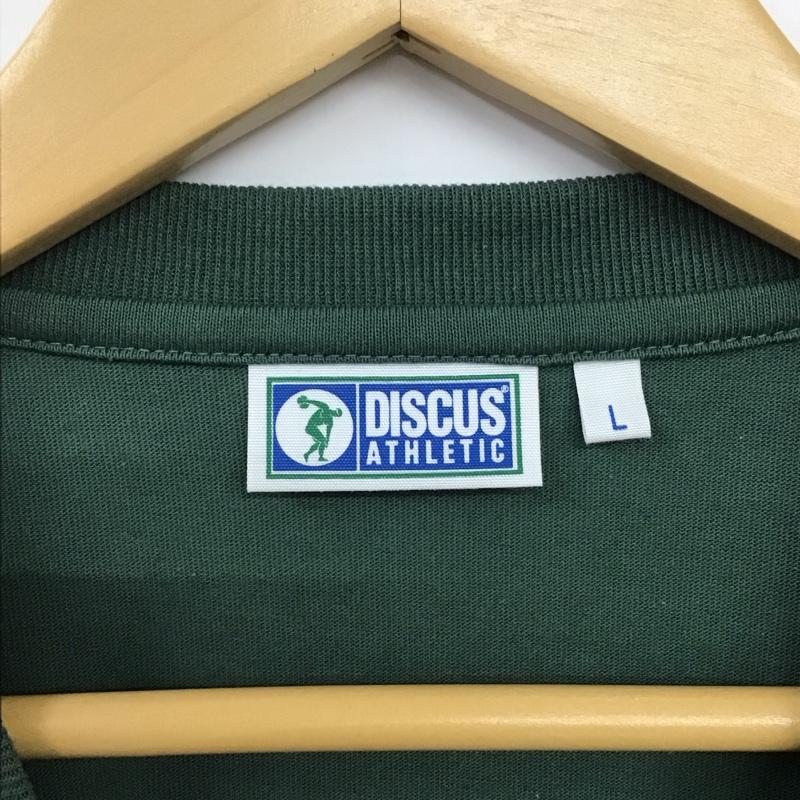 ディスカス アスレチック DISCUS ATHLETIC Tシャツ 半袖 3287-7768 BIG Tシャツ ROPE PICNIC R L ロゴ、文字 緑 / グリーン /  レディース USED 古着 中古 10137040