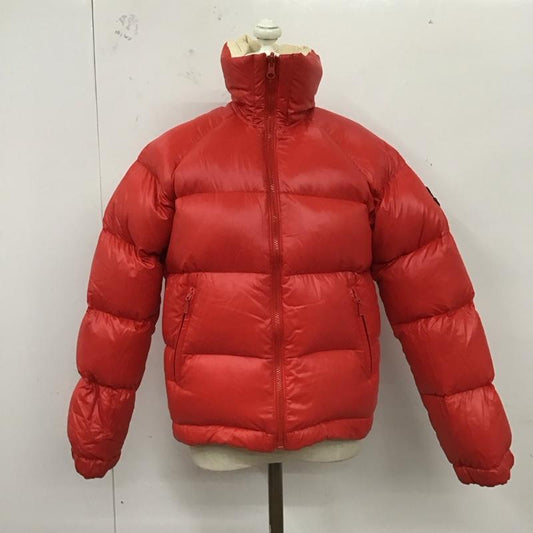 モンクレール MONCLER ジャケット、上着 ジャンパー、ブルゾン ジップアップジャケット ジャンパー ジャケット ダウンジャケット アウター ロゴ、文字 赤 / レッド /  レディース USED 古着 中古 10124347