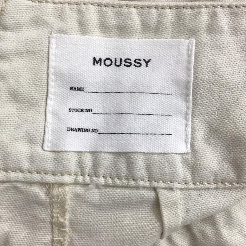 マウジー MOUSSY ボトムス ボトムス 010ESB11-0690 HW SPLASH MARINE WIDE PT ペイント ハイウエストワイドストレートパンツ 2  アイボリー / アイボリー /  レディース USED 古着 中古 10113989