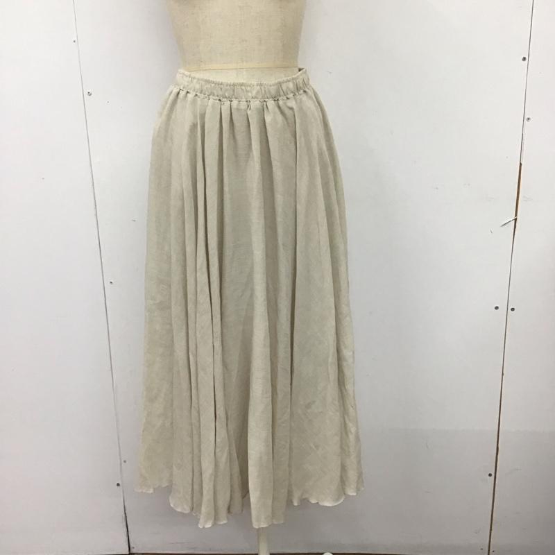 サマンサモスモス Samansa Mos2 スカート ロングスカート 1504829 ボリュームフレアスカート FREE 無地 ベージュ / ベージュ /  レディース USED 古着 中古 10115097