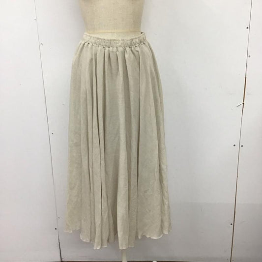 サマンサモスモス Samansa Mos2 スカート ロングスカート 1504829 ボリュームフレアスカート FREE 無地 ベージュ / ベージュ /  レディース USED 古着 中古 10115097