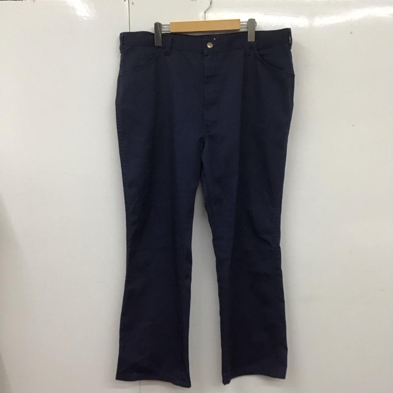 ディッキーズ Dickies パンツ ワークパンツ、ペインターパンツ ワークパンツ ワイドパンツ カジュアルパンツ 80s 42talon 無地 紺 / ネイビー /  メンズ USED 古着 中古 10108628