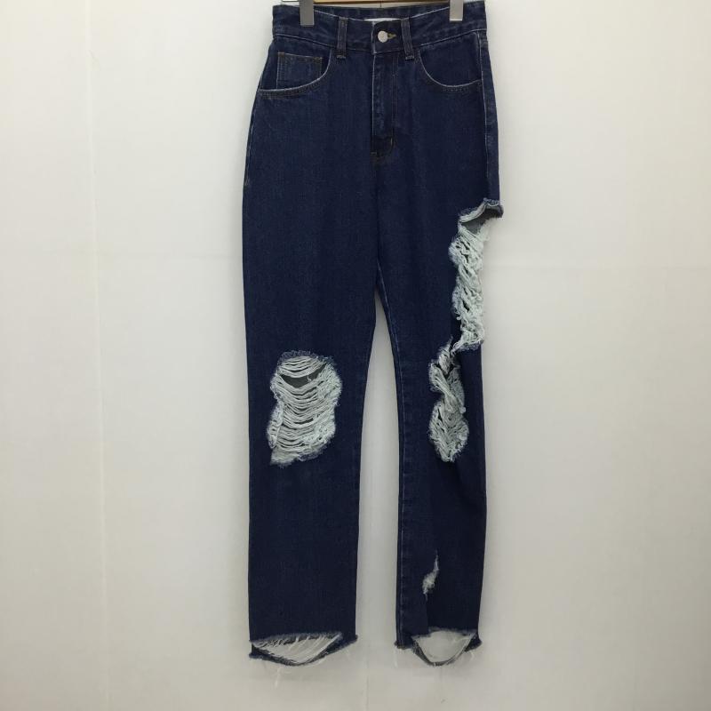 ジュエティ jouetie パンツ デニム、ジーンズ S 無地 青 / ブルー /  レディース USED 古着 中古 10134759