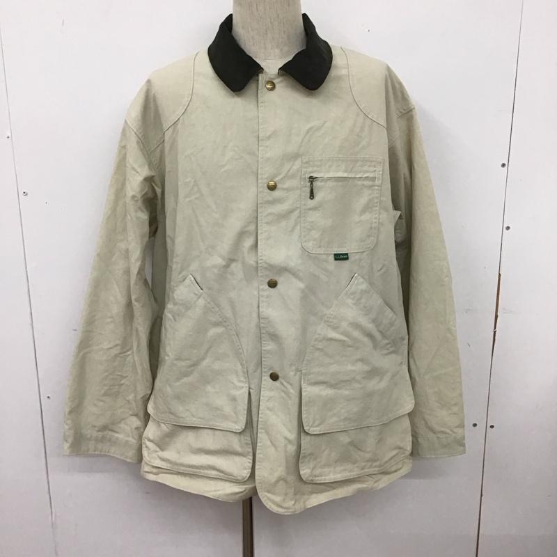 エルエルビーン L.L.Bean ジャケット、上着 ジャケット、ブレザー 3175-1022 ナイロンジャケット アウター カジュアルジャケット カラージャケット L ロゴ、文字 オフホワイト / オフホワイト /  メンズ USED 古着 中古 10111093