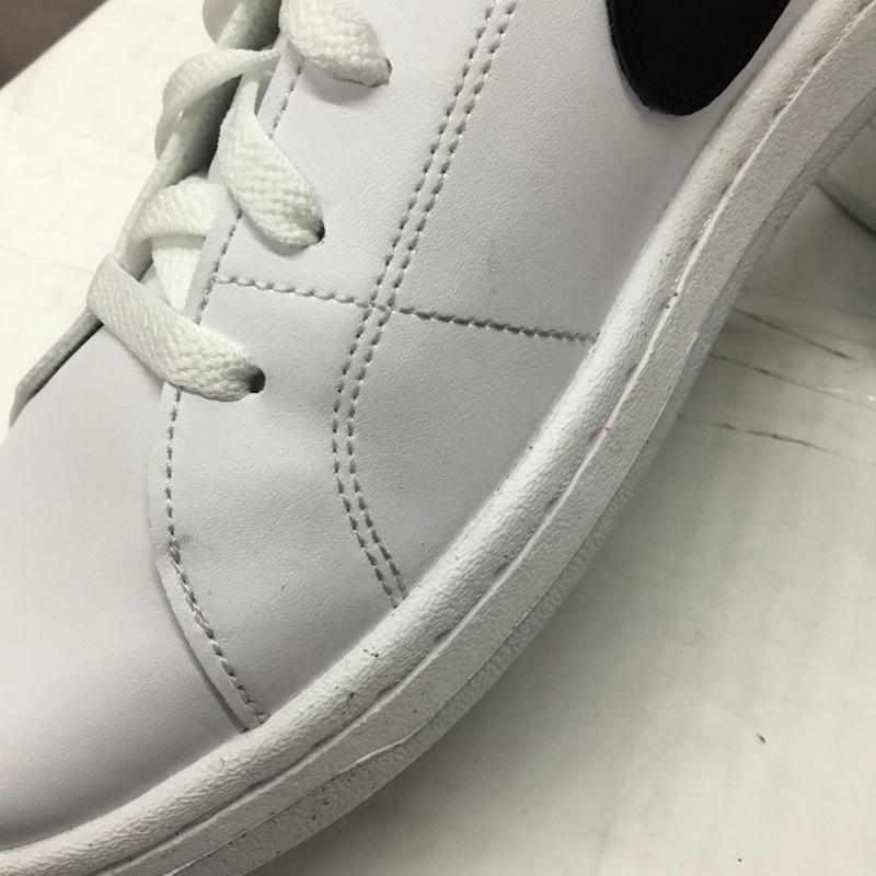 ナイキ NIKE スニーカー スニーカー DH3160-101 COURT ROYALE 2 28cm 箱有 28.0cm ロゴ、文字 白 / ホワイト / X 黒 / ブラック /  メンズ USED 古着 中古 10121851