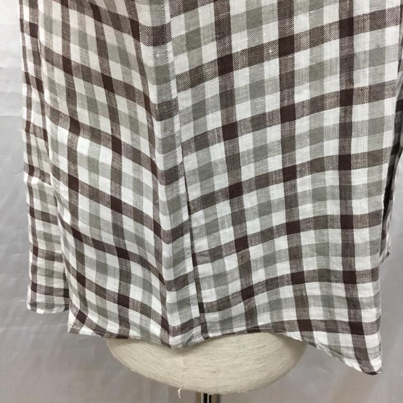 カマクラシャツ 鎌倉シャツ シャツ、ブラウス 長袖 長袖シャツ カラーシャツ ポケットシャツ 長袖カットソー チェックシャツ L チェック マルチカラー / マルチカラー /  メンズ USED 古着 中古 10119403