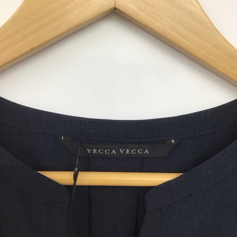 イェッカヴェッカ YECCA VECCA ワンピース ロングスカート ベルト付きVネックワンピース FREE 無地 紺 / ネイビー /  レディース USED 古着 中古 10147124
