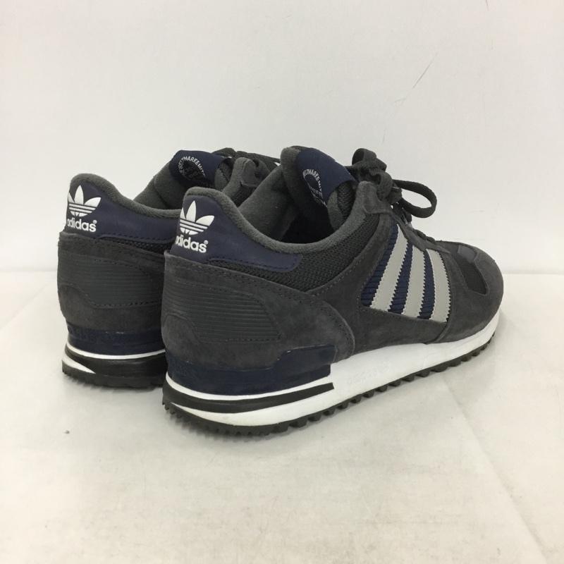 アディダスオリジナルス adidas originals スニーカー スニーカー M19391 ZX700 26cm 26.0cm ロゴ、文字 紺 / ネイビー / X 灰 / グレー /  メンズ USED 古着 中古 10140402