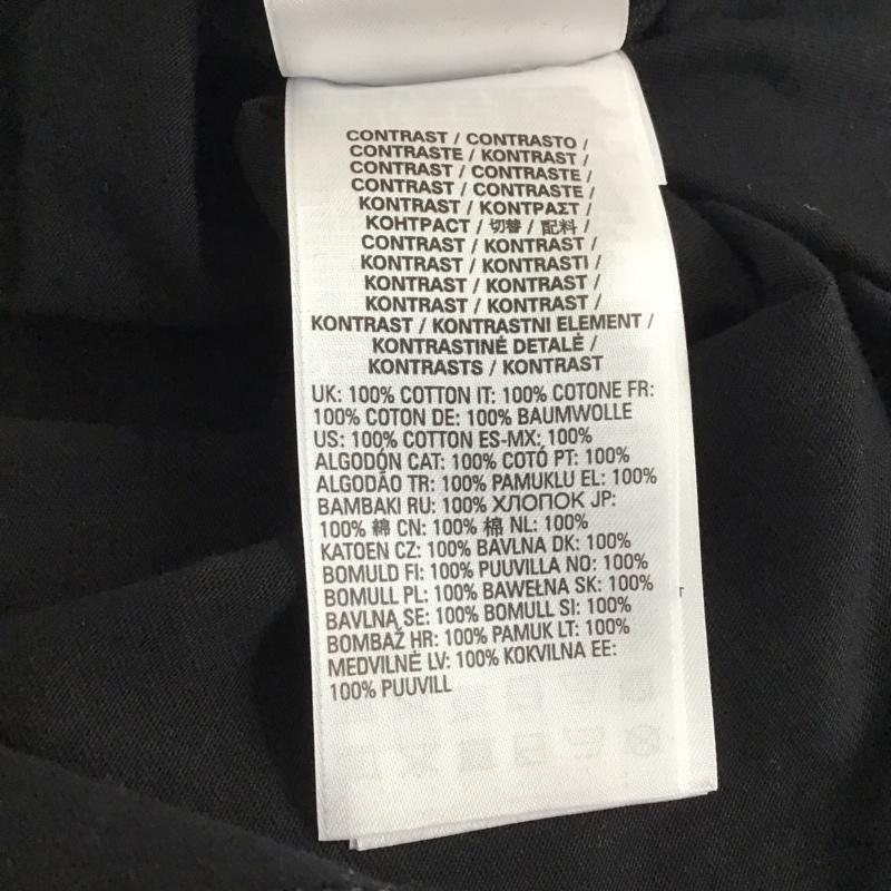 ディーゼル DIESEL ポロシャツ 半袖 半袖ポロシャツ カラーシャツ 半袖カットソー XL ロゴ、文字 黒 / ブラック /  メンズ USED 古着 中古 10137489