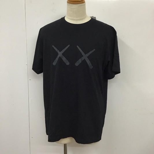 ユニクロ UNIQLO Tシャツ 半袖 341-476352 KAWS+Warhol 半袖カットソー プリントTシャツ XXL プリント 黒 / ブラック /  メンズ USED 古着 中古 10117283