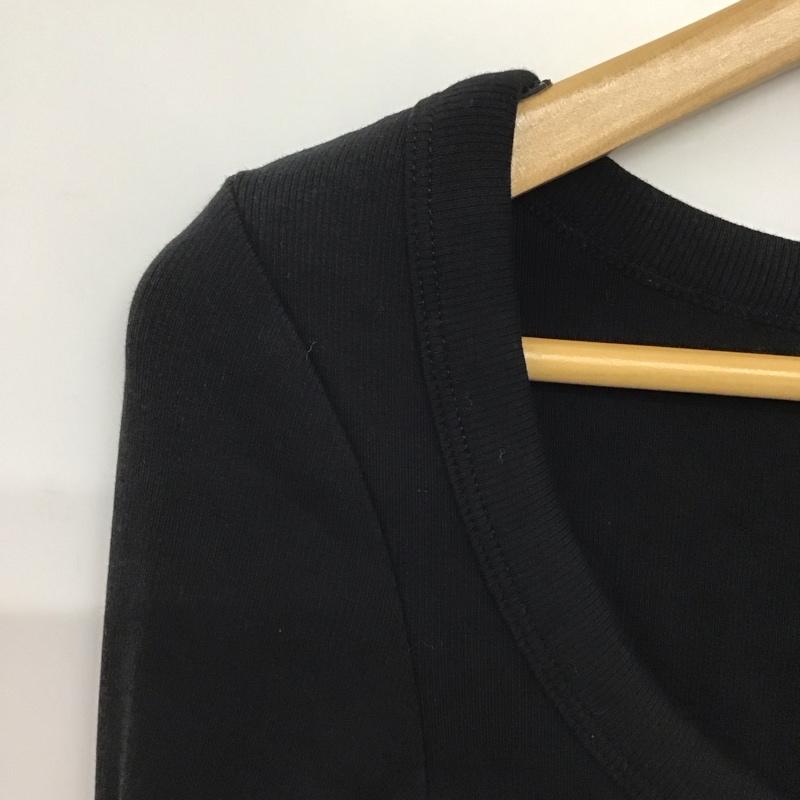 ザラ ZARA カットソー 長袖 長袖カットソー クルーネックカットソー 無地カットソー S 無地 黒 / ブラック /  レディース USED 古着 中古 10142498