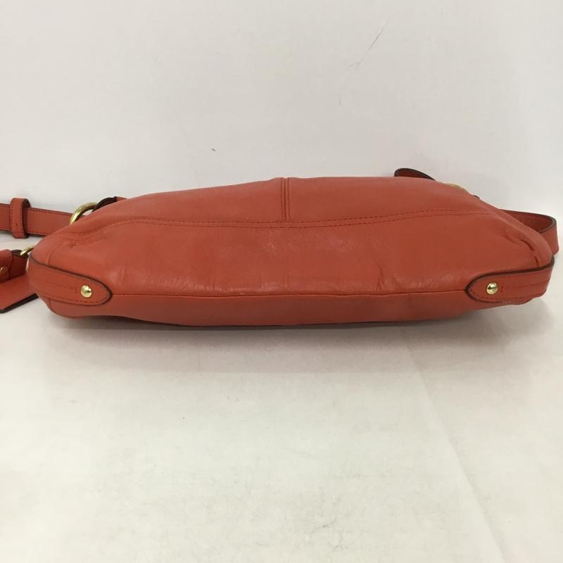 コーチ COACH ショルダーバッグ ショルダーバッグ F24404 レザー ロゴ、文字 橙 / オレンジ /  レディース USED 古着 中古 10144889
