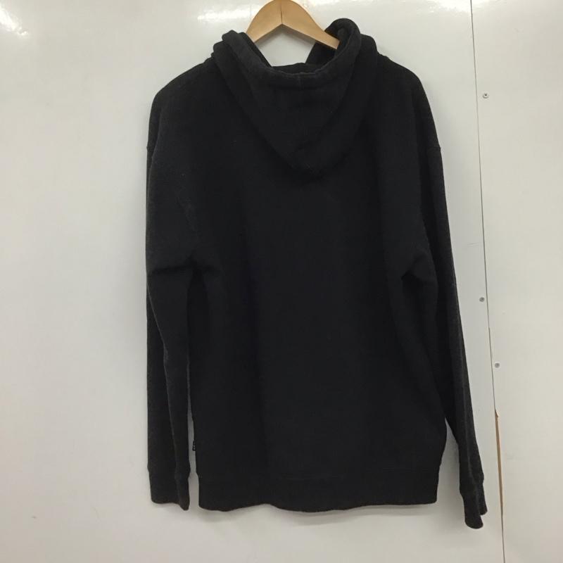 ハフ HUF パーカー 長袖 長袖パーカー プルオーバーパーカー スウェット L ロゴ、文字 黒 / ブラック /  メンズ USED 古着 中古 10146239