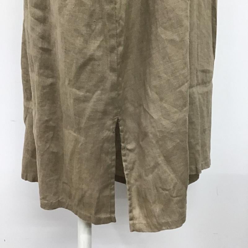 スタディオクリップ studio CLIP ワンピース ロングスカート L 無地 茶 / ブラウン /  レディース USED 古着 中古 10106184