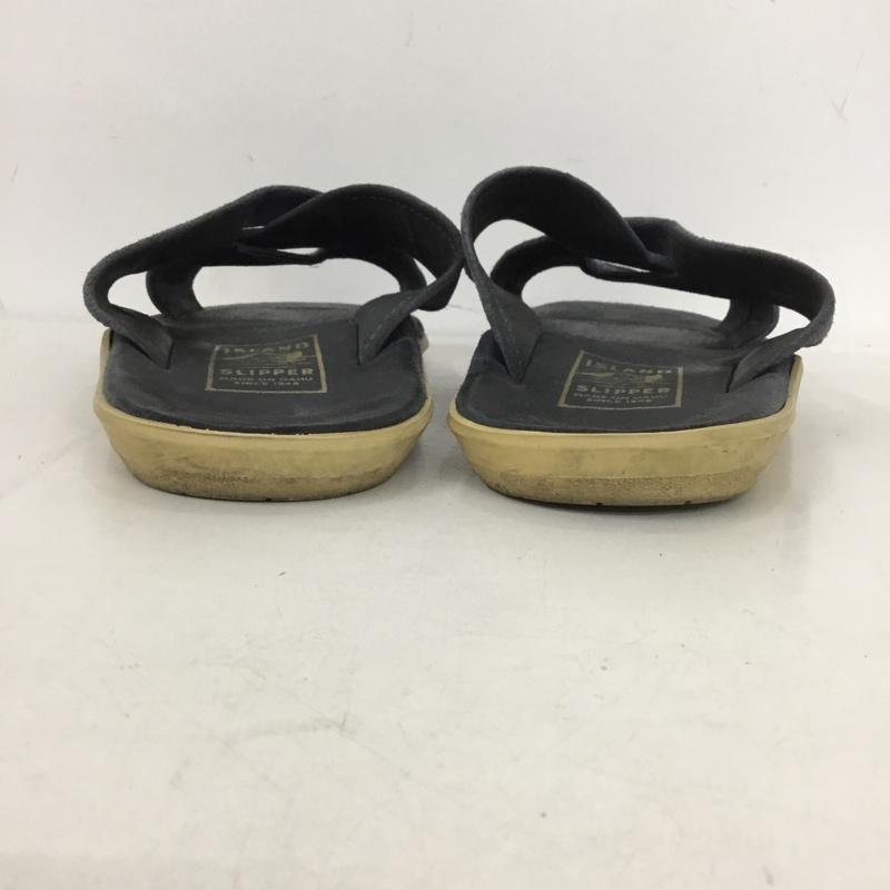 アイランドスリッパ ISLAND SLIPPER サンダル サンダル スエード 10 無地 紺 / ネイビー /  メンズ USED 古着 中古 10149667
