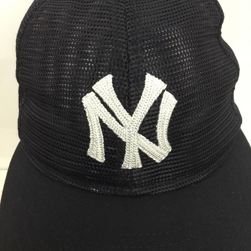 ニューエラ NEW ERA 帽子 キャップ NY ニューヨークヤンキース 9FIFTY メッシュ ロゴ、文字 紺 / ネイビー /  メンズ USED 古着 中古 10140430