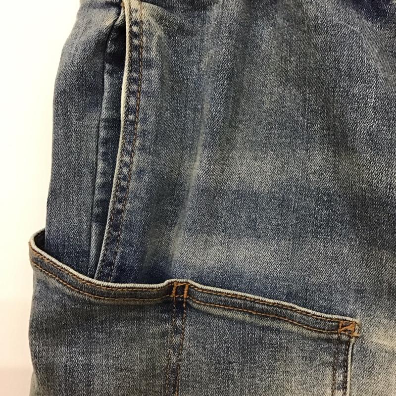 グリップスワニー GRIP SWANY パンツ デニム、ジーンズ GSP-99 NO.164 野外洋袴 ヒロシ特別モデル タグ付き FIELD DENIM PANTS M ダメージ加工 青 / ブルー /  メンズ USED 古着 中古 10117970