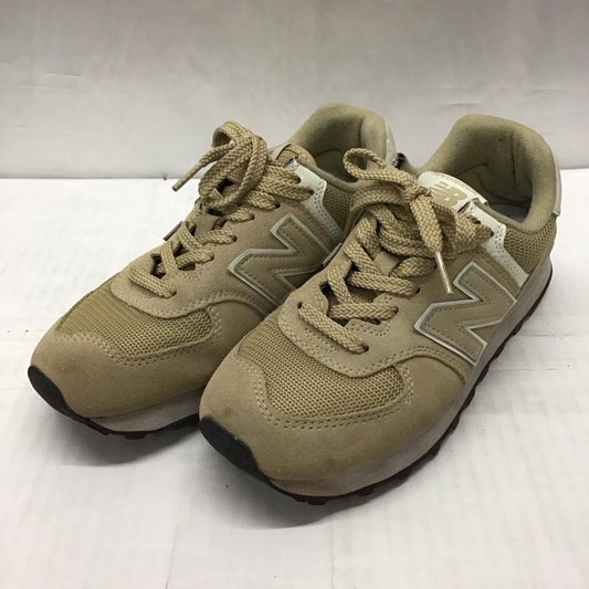 ニューバランス New Balance スニーカー スニーカー ML574ERJ 23cm 23.0cm ロゴ、文字 ベージュ / ベージュ /  レディース USED 古着 中古 10118200