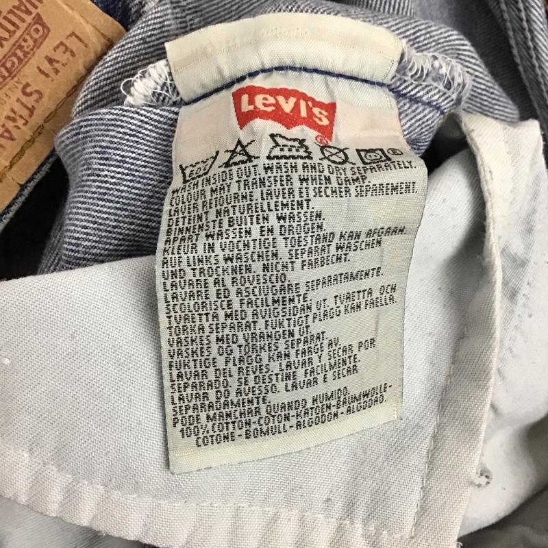 リーバイストラウスアンドコー Levi Strauss & co. パンツ デニム、ジーンズ デニムパンツ ワイドパンツ カジュアルパンツ 31インチ 無地 インディゴ / インディゴ /  メンズ USED 古着 中古 10129514