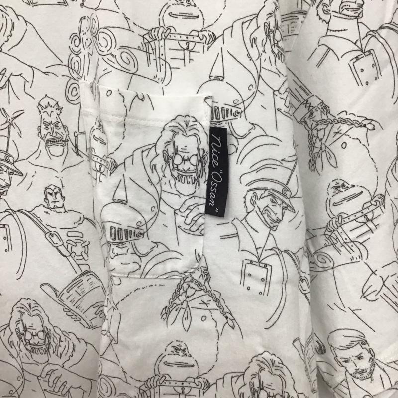 グラニフ graniph Tシャツ 半袖 半袖カットソー プリントTシャツ クルーネックカットソー XL プリント 白 / ホワイト /  メンズ USED 古着 中古 10149113