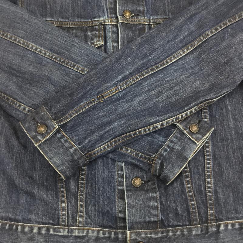 ギャップ GAP ジャケット、上着 ジャケット、ブレザー GAP BLUE JEANS デニムジャケット L 無地 インディゴ / インディゴ /  メンズ USED 古着 中古 10136061