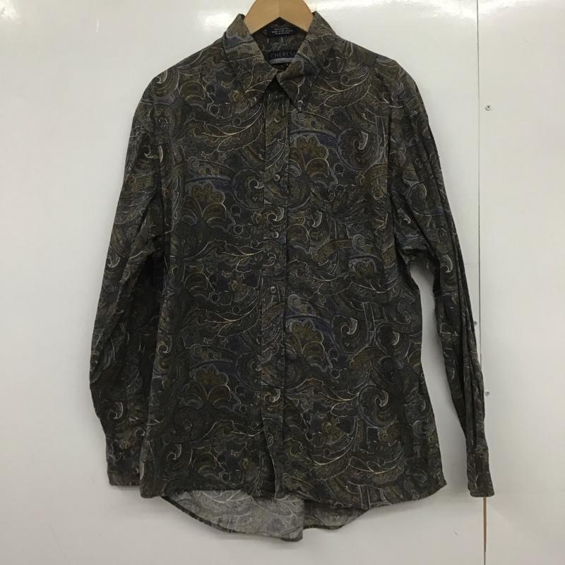 古着 USED シャツ、ブラウス 長袖 長袖シャツ プリントシャツ カラーシャツ L プリント マルチカラー / マルチカラー /  メンズ USED 古着 中古 10148258