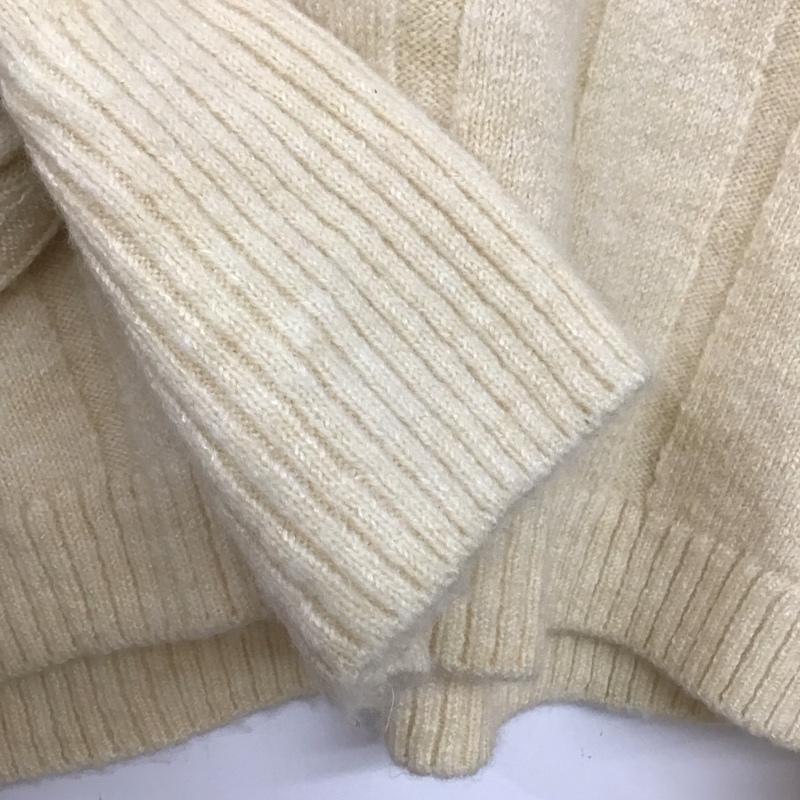 ザラ ZARA ニット、セーター 長袖 S 無地 ベージュ / ベージュ /  レディース USED 古着 中古 10139381