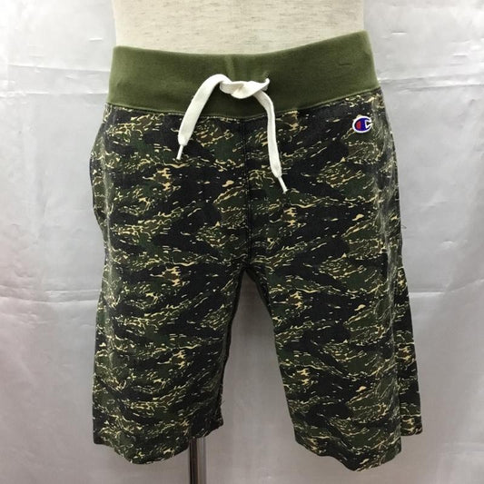 チャンピオン Champion パンツ ショートパンツ c8-f520 ショートパンツ ハーフパンツ カジュアルパンツ スウェットパンツ M カモフラージュ柄・迷彩 マルチカラー / マルチカラー /  メンズ USED 古着 中古 10108514