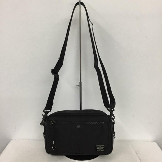 ポーター PORTER ショルダーバッグ ショルダーバッグ HEAT ロゴ、文字 黒 / ブラック /  メンズ USED 古着 中古 10146332
