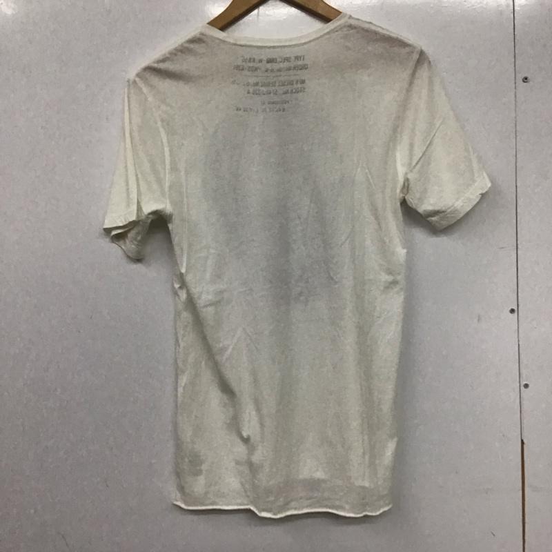 ディーゼル DIESEL Tシャツ 半袖 半袖カットソー プリントTシャツ クルーネックカットソー XS プリント 白 / ホワイト /  メンズ USED 古着 中古 10138542